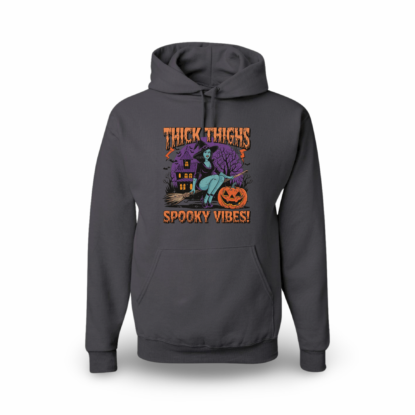 Thick Thighs Spooky Vibes (Sweatshirt)