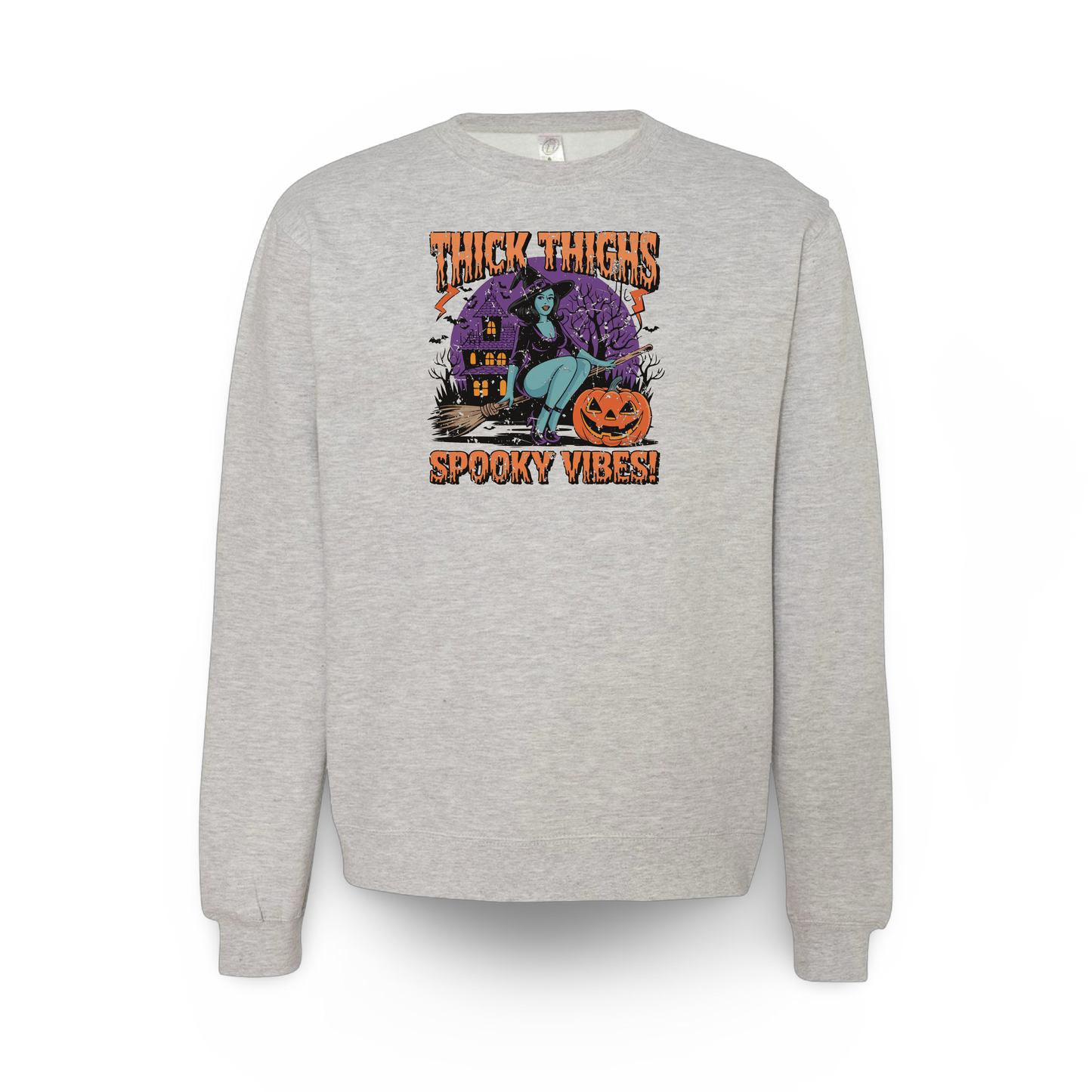 Thick Thighs Spooky Vibes (Sweatshirt)