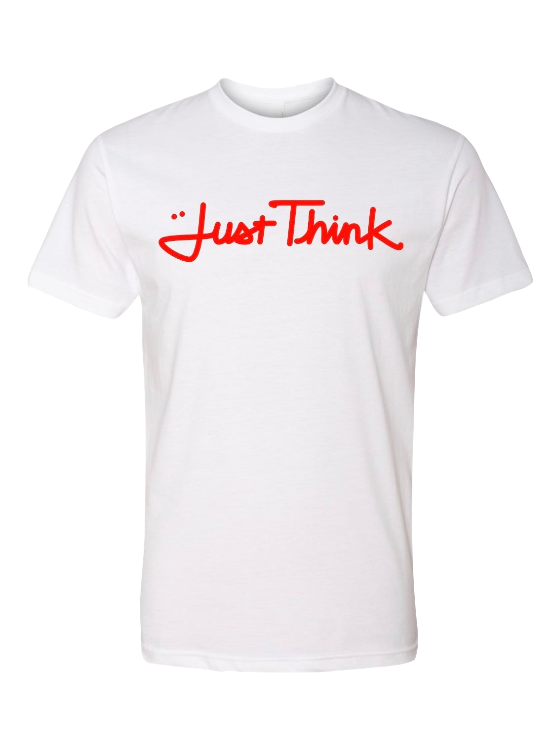 Just Think 2.0 Tee White w/ Red